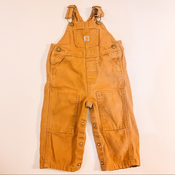 Carhartt Other - Carhartt Toddler Canvas Bib Overalls - Sz 12months